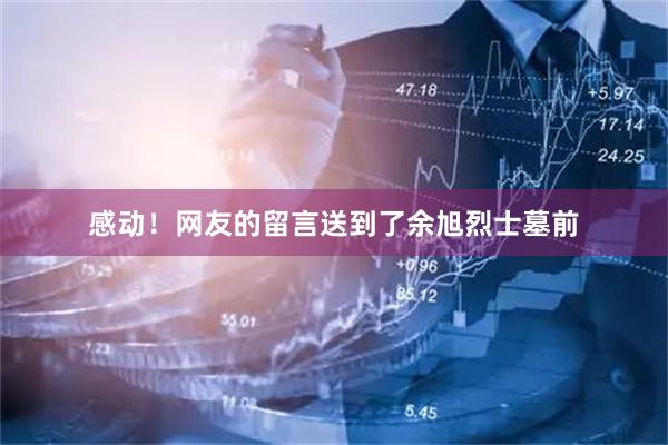 感动！网友的留言送到了余旭烈士墓前